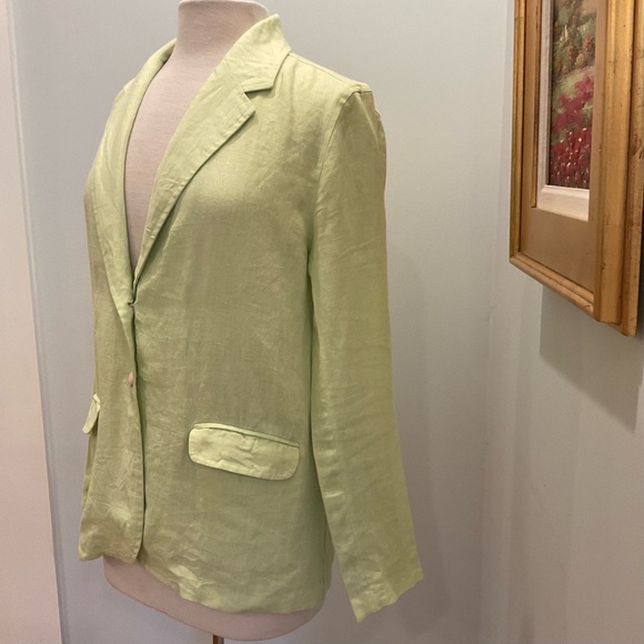 Roller Rabbit 100% Linen Boho Chic Oversized Blazer - Picture 2 of 9